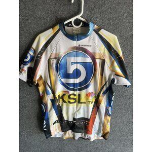 Blackbottoms Cycling Jersey Mens 2XL Multicolor KSL 5 TV Full Zip Short Sleeve